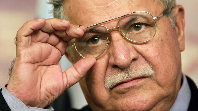 Mantan Presiden Irak, Jalal Talabani (Foto: REUTERS/Alessandro Bianchi)
