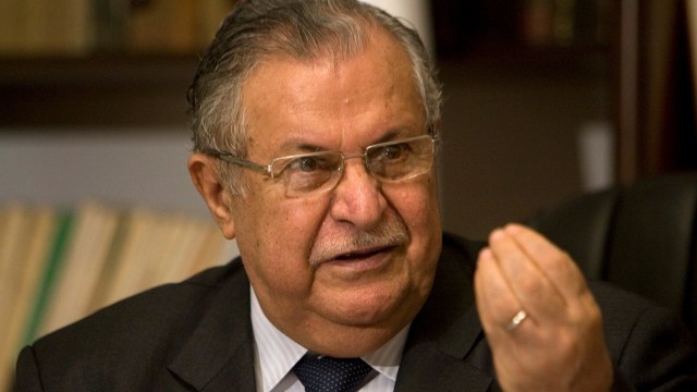 Mantan Presiden Irak, Jalal Talabani (Foto: REUTERS/Thaier al Sudani)