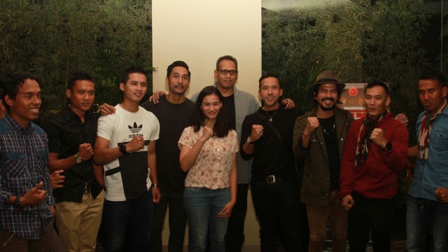 Pemain film merah putih (Foto: Munady Widjaja)