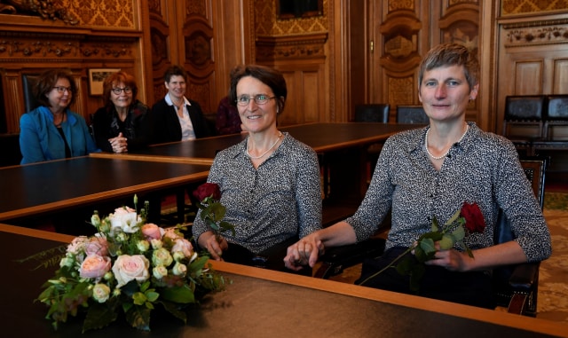 Ilustrasi LGBT Foto: REUTERS/Fabian Bimmer