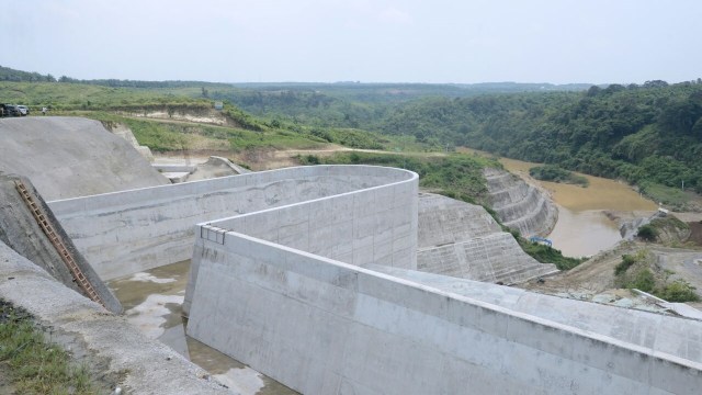 Bendungan Karian di Lebak (Foto: Biro Setpres)