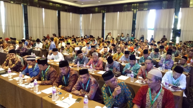 Waprea Jusuf Kalla di Rakornas Baznas (Foto: Kevin Kurnianto/kumparan)