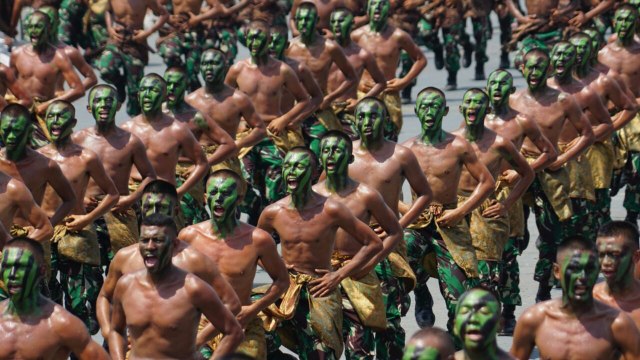 Peringatan HUT ke-72 TNI (Foto: Aditia Noviansyah/kumparan)