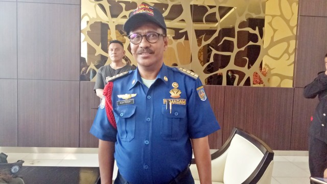 Kasubag UPT Damkar Cipayung, Muh Yusuf (Foto: Nabilla Fatiara/kumparan)