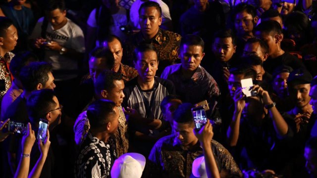 Presiden Jokowi menghadiri Synchronize Fest 2017 (Foto: Fanny Kusumawardhani/kumparan)