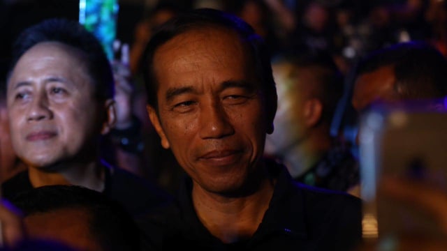 Jokowi menghadiri Synchronize Festival 2017 (Foto: Fanny K/kumparan)
