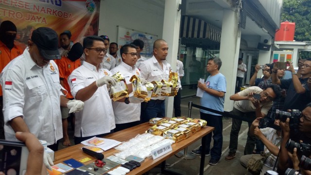 Rilis 20 kg narkoba (Foto: Amanaturrosyidah/kumparan)