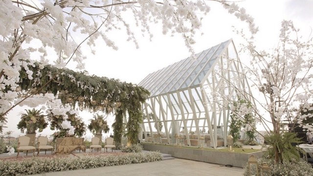 Pernikahan Bella dan Emran (Foto: Indra Leonardi)