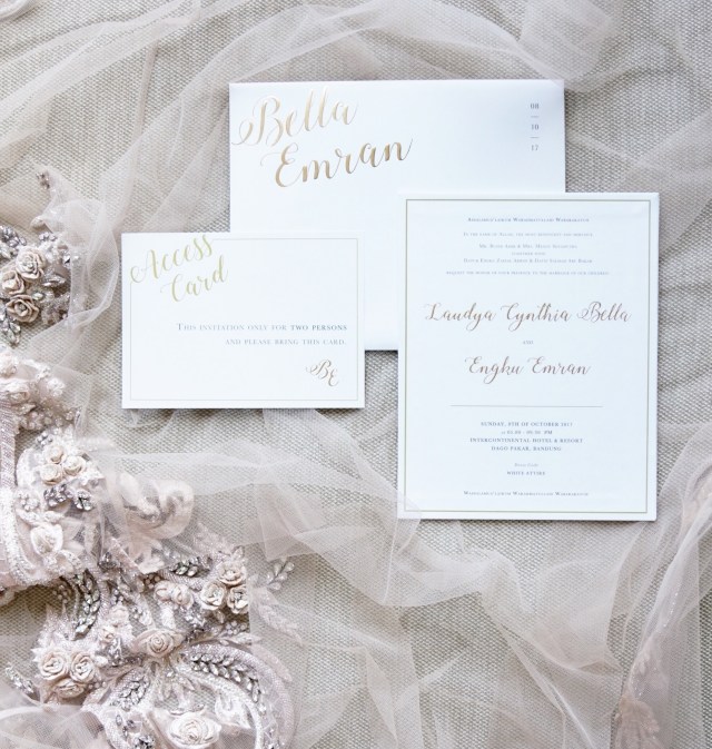 Pernikahan Bella dan Emran (Foto: Indra Leonardi)