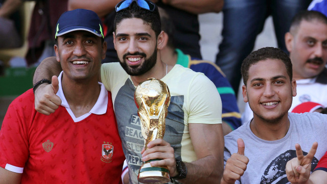Suporter Timnas Mesir di Iskandariyah. (Foto: AFP/Tarek Abdel Hamid)