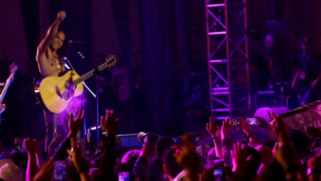 Kaka Slank di Synchronize Fest 2017. (Foto: Fanny Kusumawardhani/kumparan)