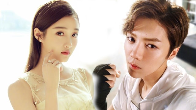 Luhan dan  Guan Xiao Tong. (Foto: Weibo/ M鹿M (Luhan) & 关晓彤 ( Guan Xiao Tong))