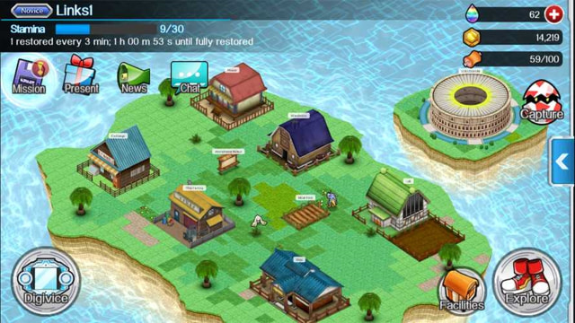 Tampilan game mobile Digimon Links. (Foto: Digimon Links)