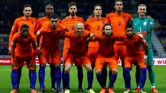 Timnas Belanda (Foto: REUTERS/Vasily Fedosenko)