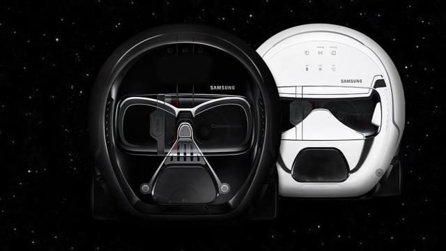 Samsung Powerbot Darth Vader dan Stormtrooper. (Foto: Samsung)