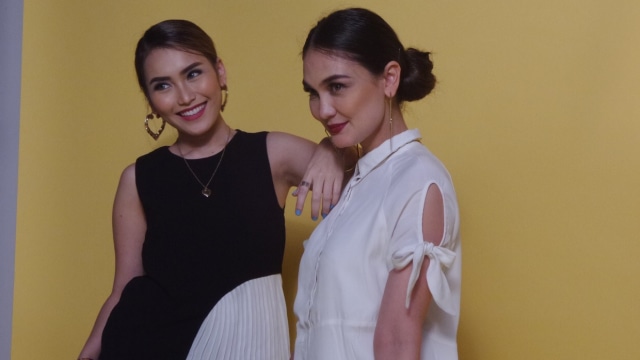 Ayu Ting Ting dan Luna Maya (Foto: Regina Kunthi/kumparan)