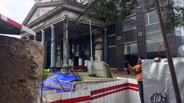 Tanah Amblas di Depan Menara Saidah (Foto: Kelik Wahyu Nugroho/kumparan)