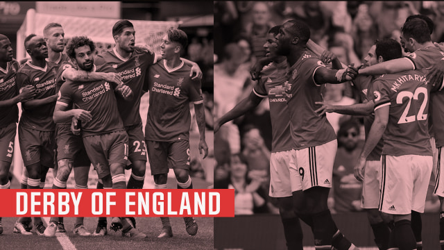 Man United vs Liverpool, Derby of England. (Foto: Muhammad Faisal Nu'man/kumparan)