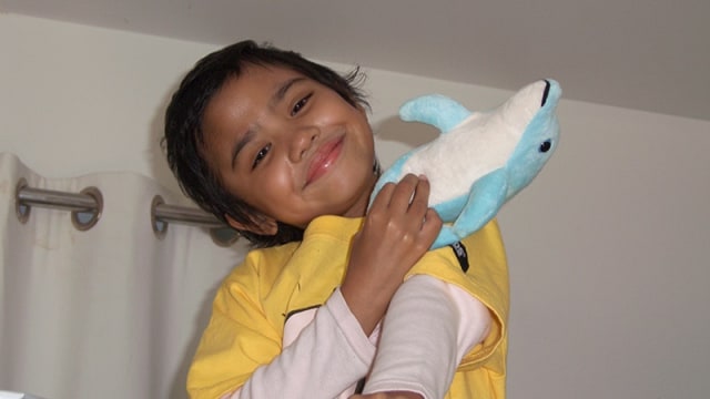 Nara menderita kanker neuroblastoma. (Foto: Blog: https://rachel-house.org)