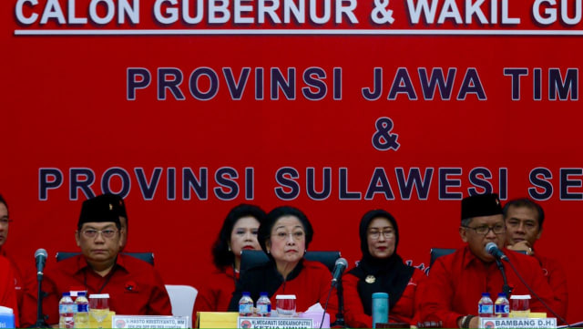 Penetapan Cagub-Cawagub Sulsel dan Jatim PDIP (Foto: Fanny Kusumawardhani/kumparan)