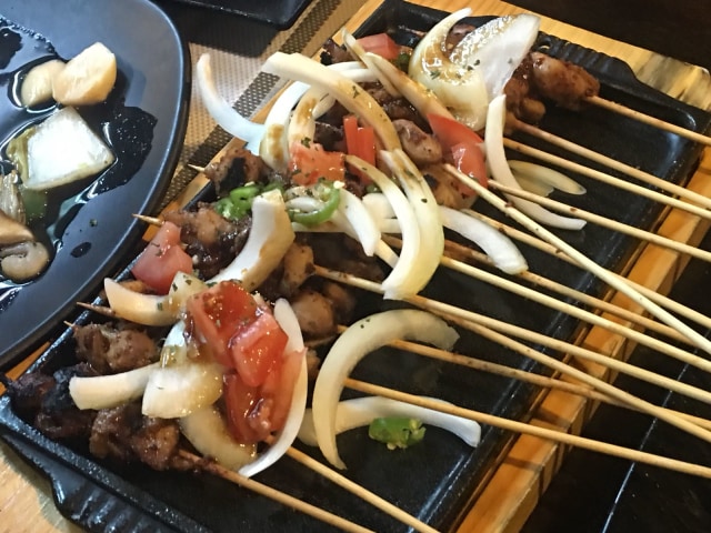 Sate ayam di Bali Bistro. (Foto: Dok. Pribadi)