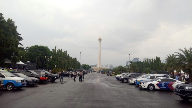 Kawasan Dalam Monas Disterilkan (Foto: Aria Pradana/kumparan)