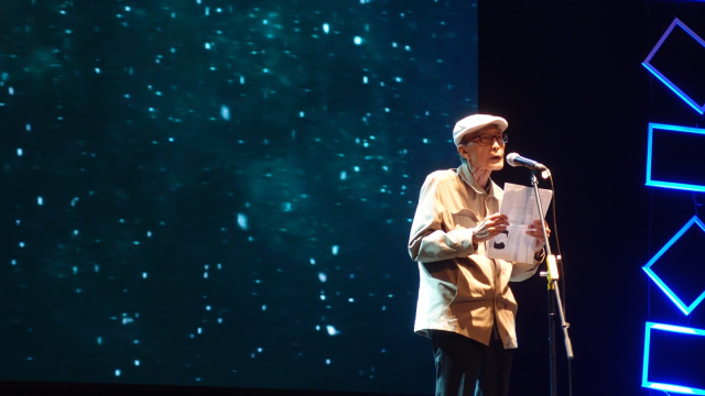 Sapardi Djoko Damono. Foto: Antara/Dodo Karundeng