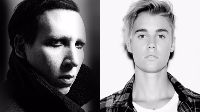 Marilyn Manson dan Justin Bieber (Foto: Instagram @MarilynManson @justinbieber)