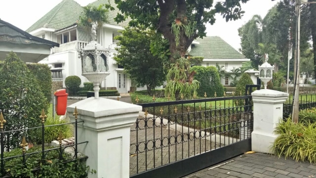 Rumah dinas Anies tampak sepi. (Foto: Nabilla Fatiara/kumparan)