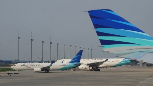 Pesawat Garuda Indonesia Foto: Aditia Noviansyah/kumparan