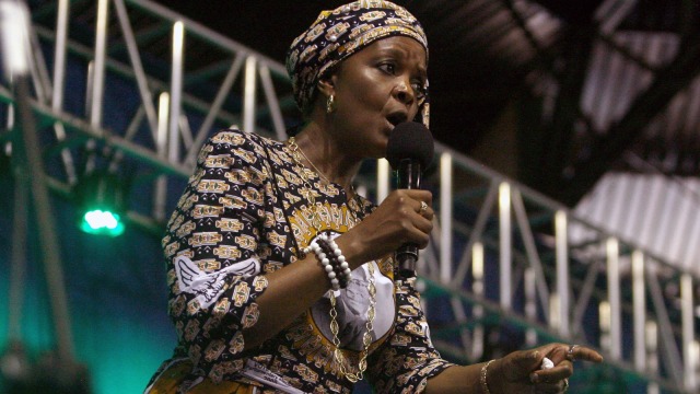 Istri Presiden Zimbabwe Grace Mugabe (Foto: JEKESAI NJIKIZANA / AFP)
