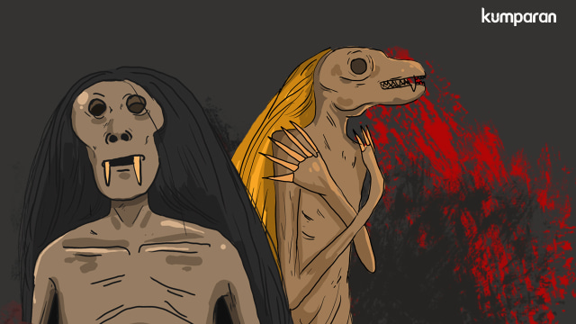 Ilustrasi Jenglot (Foto: Muhammad Faisal Nu'man/kum[aran)