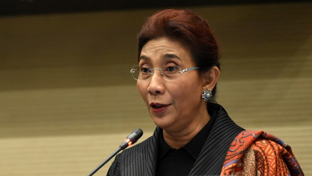 Susi Pudjiastuti (Foto: AFP/ROSLAN RAHMAN)