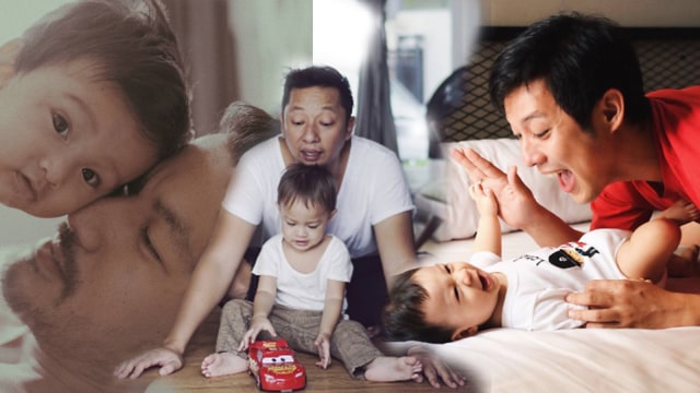 Potret Ayah muda dan anaknya (Foto: Instagram )