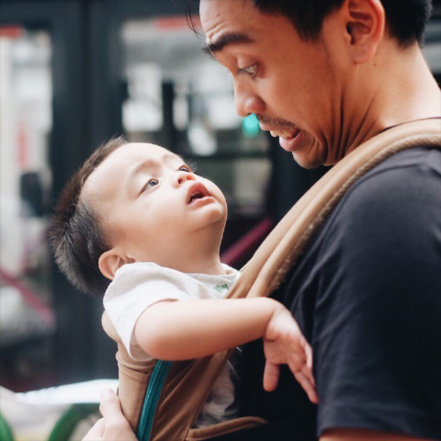 Dito 'Percussion' dan anaknya. (Foto: Instagram/dittopercussion)