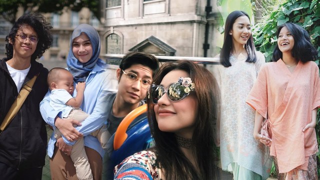 Kedekatan 5 anak artis dengan ibu tirinya. (Foto: Instagram @zaskiadyamecca, @teukurassya, dan @adirakania)