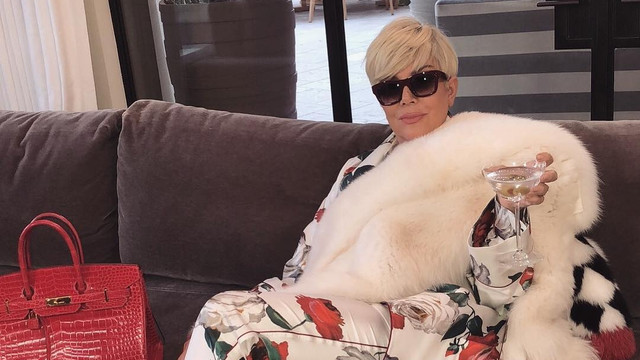 Rambut baru Kris Jenner (Foto: Instagram/@kimkardashian)