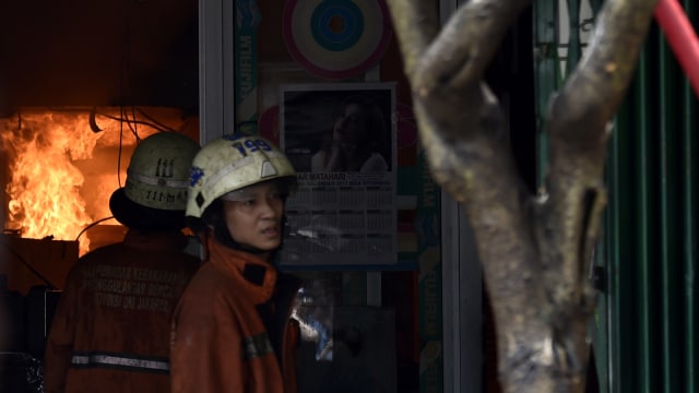 Ilustrasi kebakaran. Foto: Puspa Perwitasari/Antara