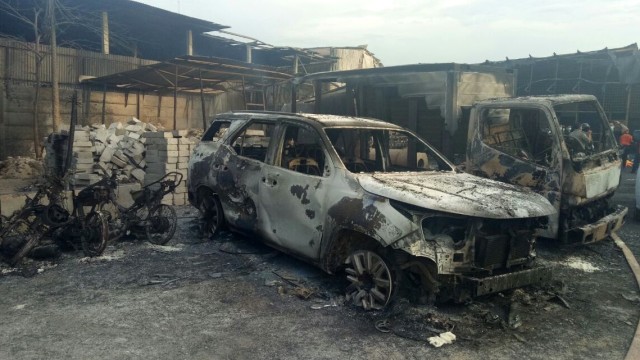 Pasca ledakan gudang petasan di Kosambi. (Foto: Adhim Mugni/kumparan)