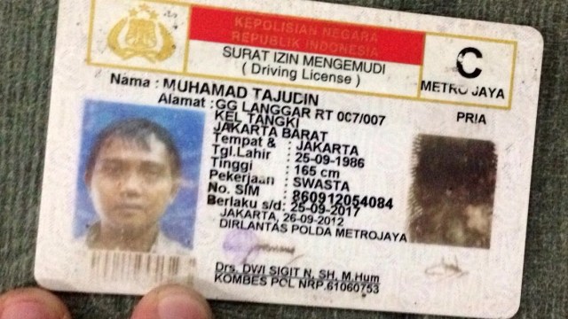 Driver Gojek Tahajudin (Foto: Dok.Abi Liong)