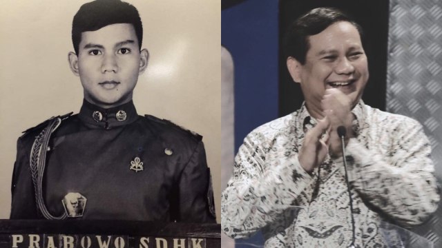 Prabowo dulu dan kini (Foto: Instagram/@prabowo)