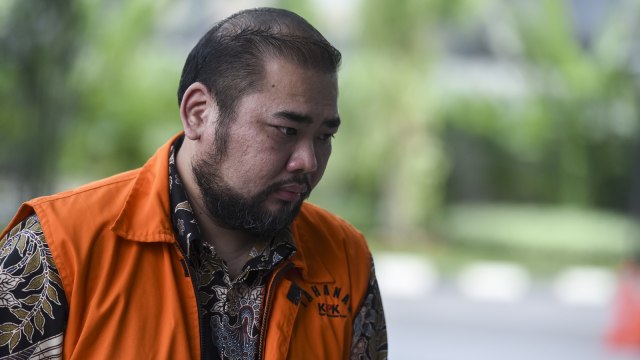 Filipus Djap Saksi suap Walikota Batu (Foto: Hafidz Mubarak/Antara)