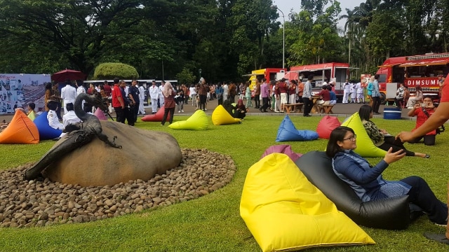 Sumpah pemuda di Istana Bogor (Foto: Yudhistira Amran/kumparan)