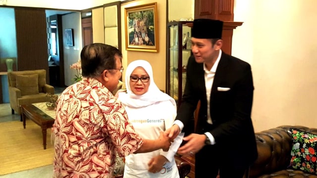AHY Temui JK di Kediaman JK di Makassar (Foto: Dok.Istimewa)