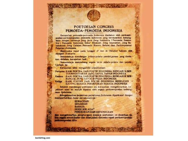 Pernak-pernik Perayaan Sumpah Pemuda (1)