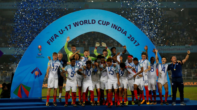 Inggris menjadi juara Piala Dunia U-17 2017. (Foto: REUTERS/Danish Siddiqui)