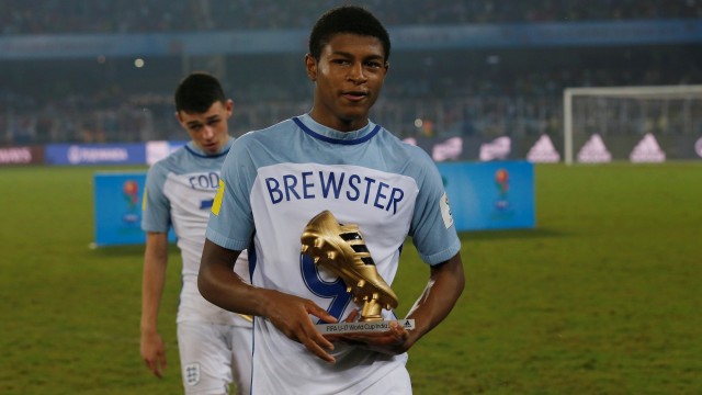 Bintang Inggris U-17, Rhian Brewster. (Foto: REUTERS/Danish Siddiqui)