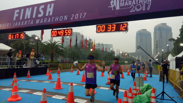 Jakarta Marathon 2017. (Foto: Ochi Amanaturrosyidah/kumparan)