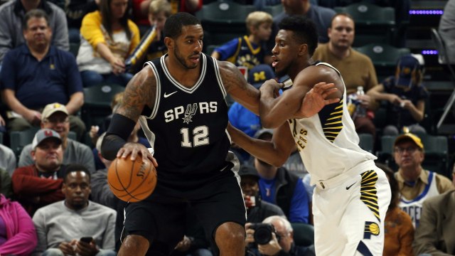 Spurs hanya bisa mengandalkan LaMarcus Aldridge. (Foto: Reuters/Brian Spurlock)