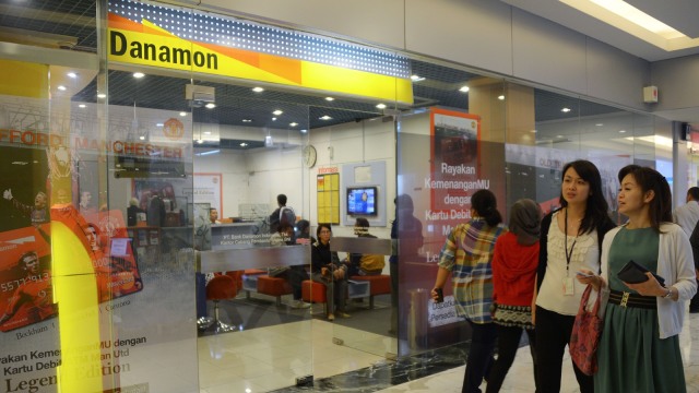 Bank Danamon. (Foto: AFP/Adek Berry)